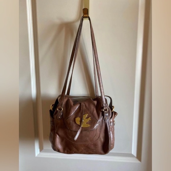 MARC BY MARC JACOBS BLACK LEATHER PETAL TO THE METAL POUCHETTE CROSSBODY BAG. - Picture 11 of 12